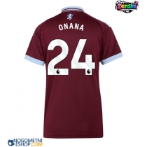 Ženski Nogometni dresi Aston Villa Amadou Onana #24 Domači 2026-27 Kratek Rokav
